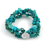 Turquoise & Sterling Find Clarity Bracelet