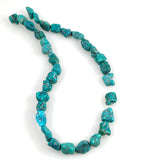 Vintage turquoise nugget beads