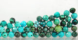 Faceted Turquoise 5mm Round Beads