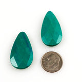 Faceted Turquoise Pendants Vintage