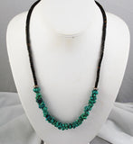 Turquoise Nugget & Heishe Necklace