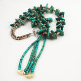 Native American Turquoise Heishi and Jacla Necklace