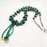 Turquoise Heishi and Jacla Necklace Vintage