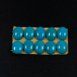 Turquoise Oval Gemstone Cabochons 9 x 7mm