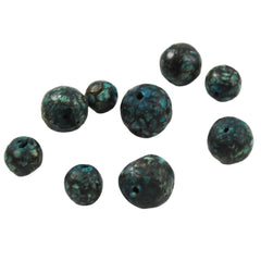Antique Turquoise Mosaic Round Beads