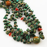 Vintage Native American Turquoise Santa Domingo Necklace