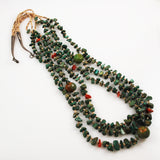 Turquoise Santa Domingo Nugget & Heishe Necklace