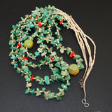 Vintage Turquoise Santa Domingo Nugget & Heishe Necklace