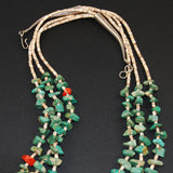Santa Domingo Turquoise & Heishe Necklace