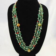 Santa Domingo Turquoise & Heishi Necklace