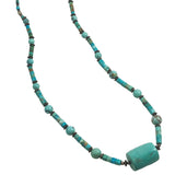 Turquoise & Sterling Native American Necklace