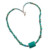 Turquoise & Sterling Native American Necklace