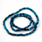 Turquoise Banded Onyx Beads 8mm
