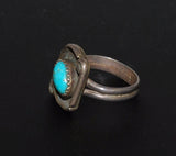 Turquoise and Sterling Silver Native American Ring