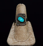 Turquoise and Sterling Silver Native American Ring