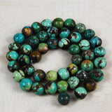 Turquoise Round Beads 9mm Natural
