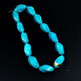 turquoise twist beads