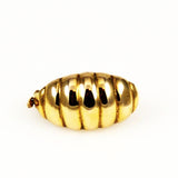 Shell Twister Clasp Gold Vermeil