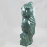 Van Briggle Turquoise Blue Owl Vintage