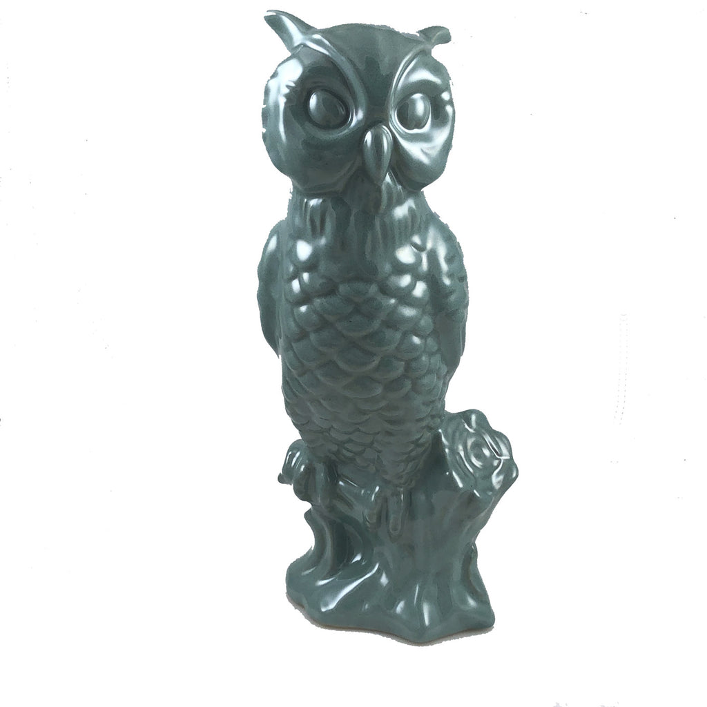 Van Briggle Turquoise Blue Owl Vintage