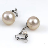 Vendome Pearl Clip Sterling On Earrings