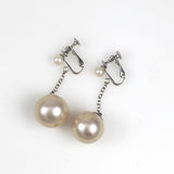 Vendome Pearl Clip Sterling On Earrings