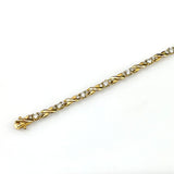 Vintage Gold Vermeil CZ Bracelet