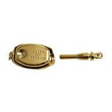 Gold Vermeil Locking Slide Clasp 