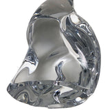 Val St. Lambert Crystal Fox Sculpture