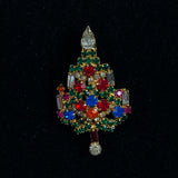 Warner Christmas Tree Pin Vintage