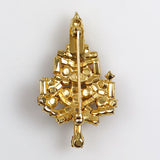 Warner  Christmas Tree Pin Vintage