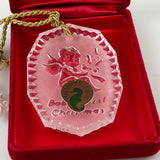 Waterford Crystal Baby's First Christmas Ornament