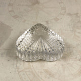 Waterford Crystal Heart Paperweight MIBWaterford Crystal Heart Paperweight MIB