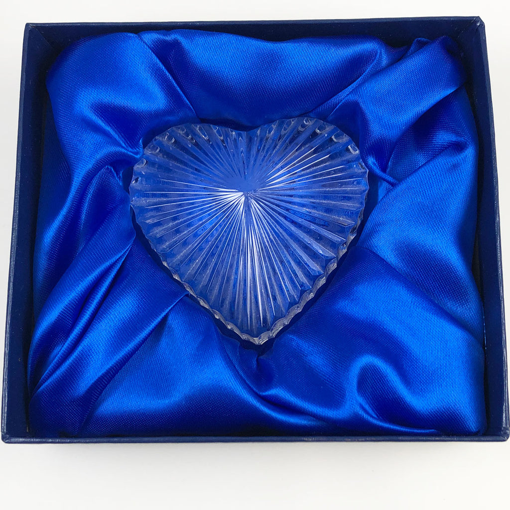 Waterford Crystal Heart Paperweight MIB