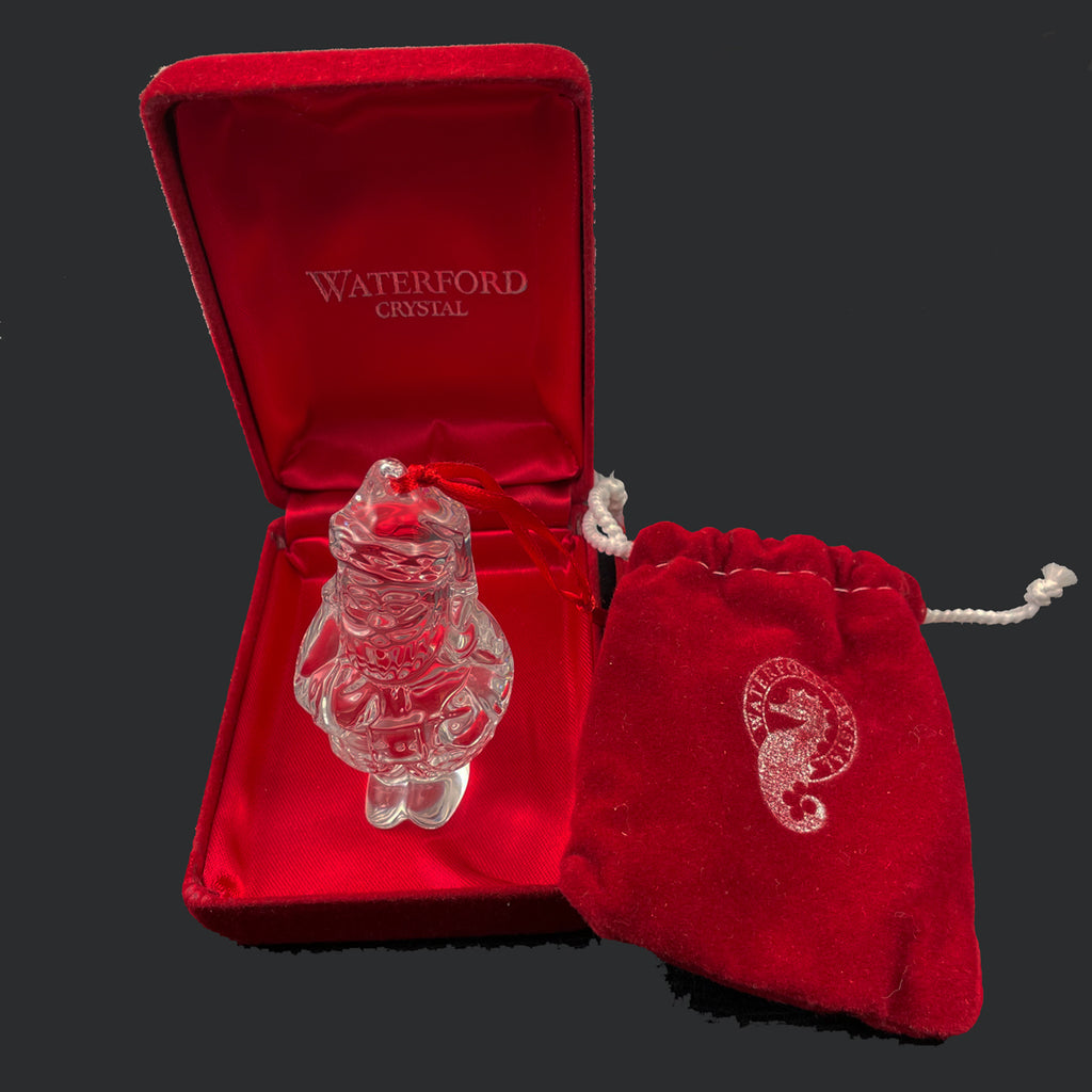 Waterford Crystal Santa Claus Ornament Vintage