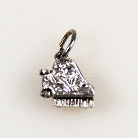 Sterling Grand Piano Charm Vintage