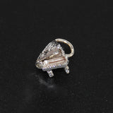 Sterling Grand Piano Charm Vintage