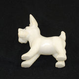 Alabaster Carved Dog Figurine