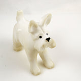 Alabaster Carved Dog Figurine