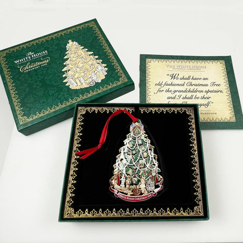 White House Christmas Tree Ornament 2008