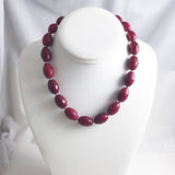 Red Jade Beaded Necklace by White House Black Market NWT