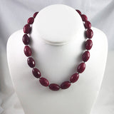 Red Jade Beaded Necklace by White House Black Market NWT