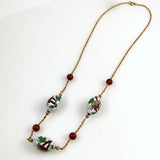 Vintage Chinese cloisonne necklace