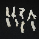 White Coral Branch Beads