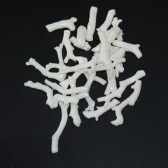 White Coral Frangia Branch Beads Rare Natural (12)