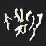 White Coral Frangia Branch Beads White Coral Frangia Branch Beads 