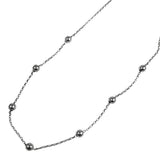 14K Italian White Gold Chain Milor Necklace