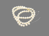 White Coral Round Strands Natural Vintage