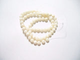 White Coral Round Strands Natural Vintage