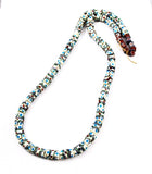Strand of Fancy Venetian White Eye Trade Beads